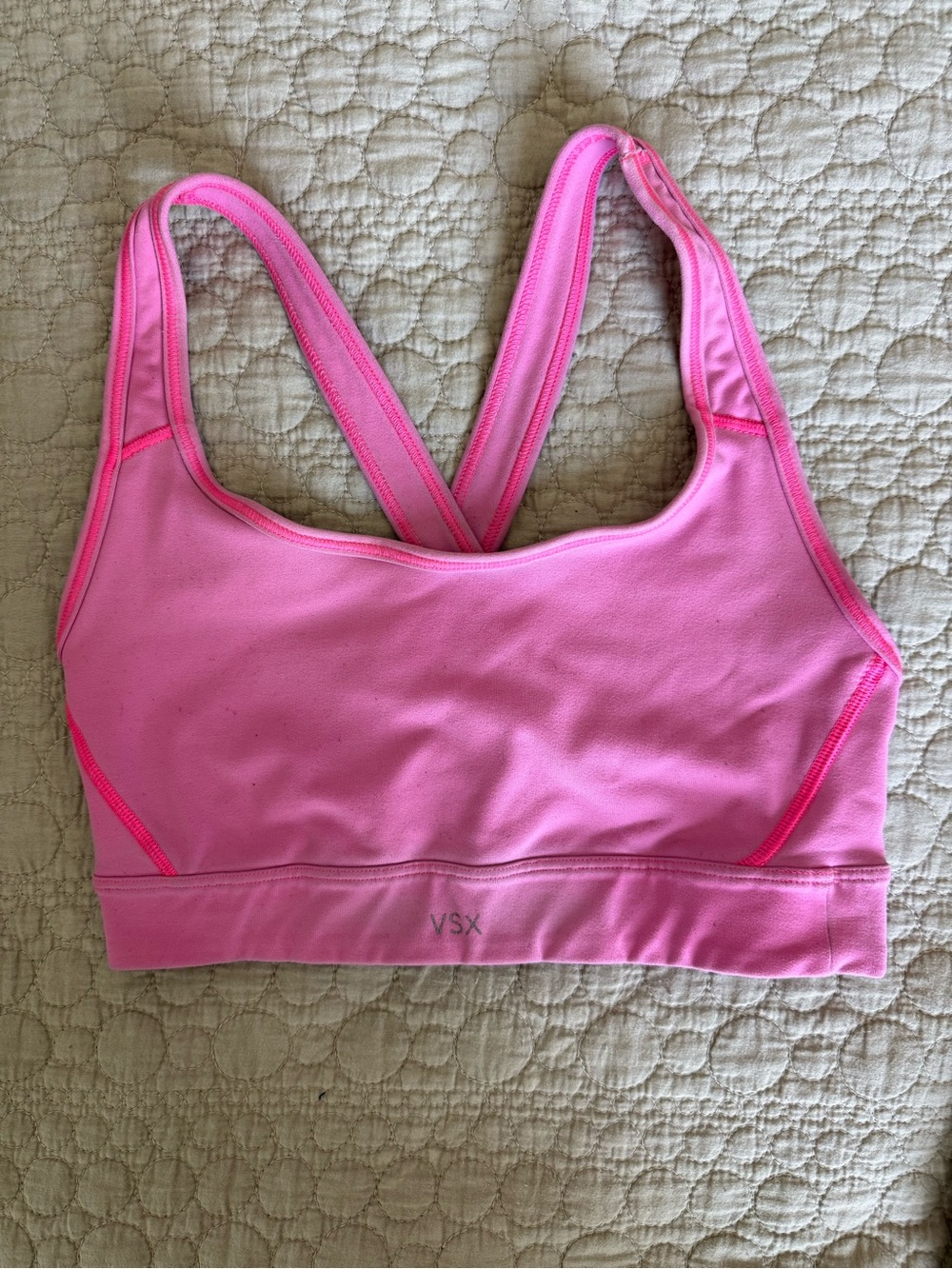 VSX Hot Pink Cross-Back Sports Bra